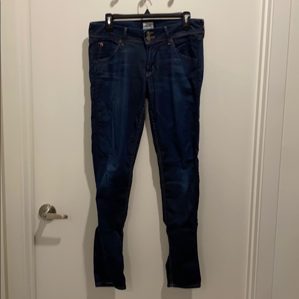 Hudson Skinny Jeans Dark Faded Wash Size 30